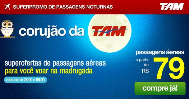 promoção-de-passagens-aereas-na-madrugada-tam-2013