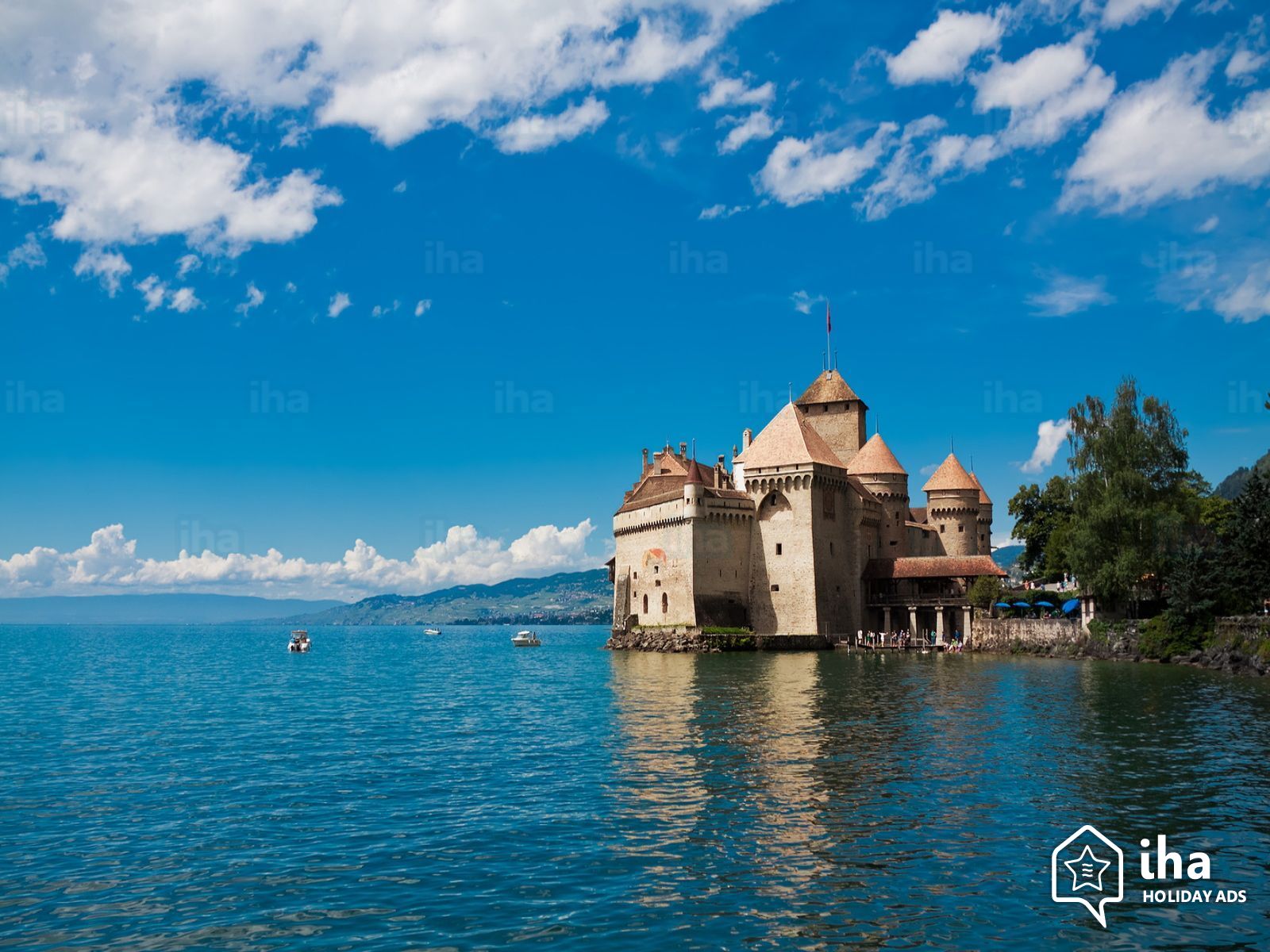 Lago leman lago de genebra Castelo de chillon e o lago de genebra